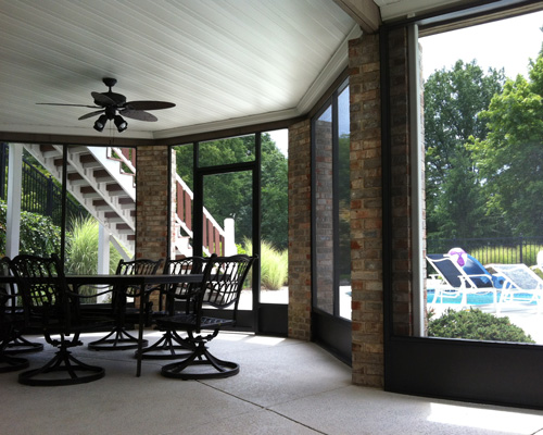 Screen Room Under Your Deck, How To Screen In A Patio Under Deck